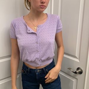 Vintage Lilac Mini Sweater